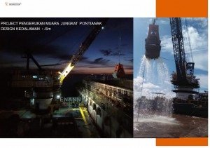 (8)Project Pengerukan Muara Jungkat Pontianak